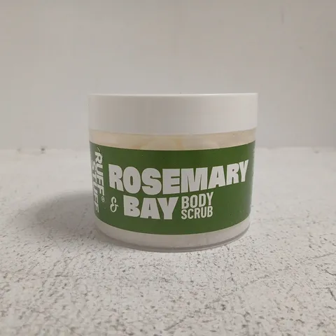 RUFF STUFF ROSEMARY & BAY BODY SCRUB - 250G