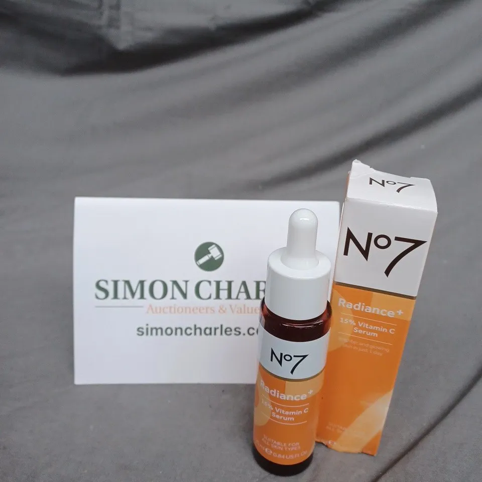 BOXED NO7 RADIANCE+ 15% VITAMIN C SERUM