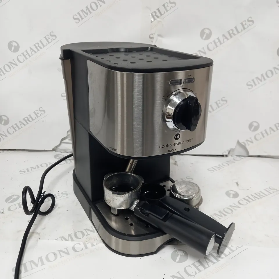BOXED COOK'S ESSENTIALS PUMP ESPRESSO COFFEE MACHINE