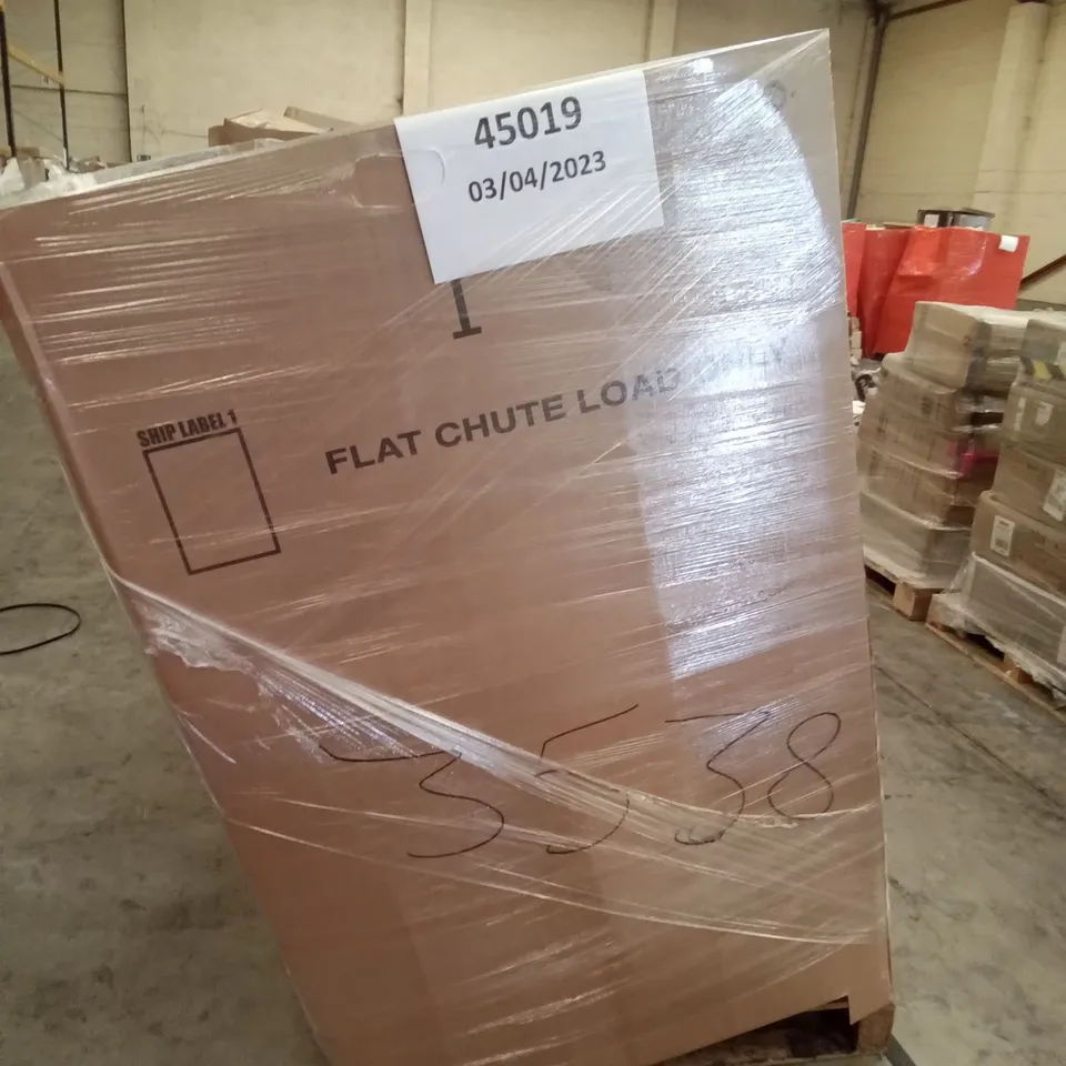PALLET OF ASSORTED ITEMS INCLUDING SOREBCEK STOVE AND SINK GAP COVERS, PULL UP BAR, MULTIFUNCTION HEALTHY ARM REST, XXL BUILDING BLOCKS, PRIVACY SCREEN, GAMING RACING WHEEL