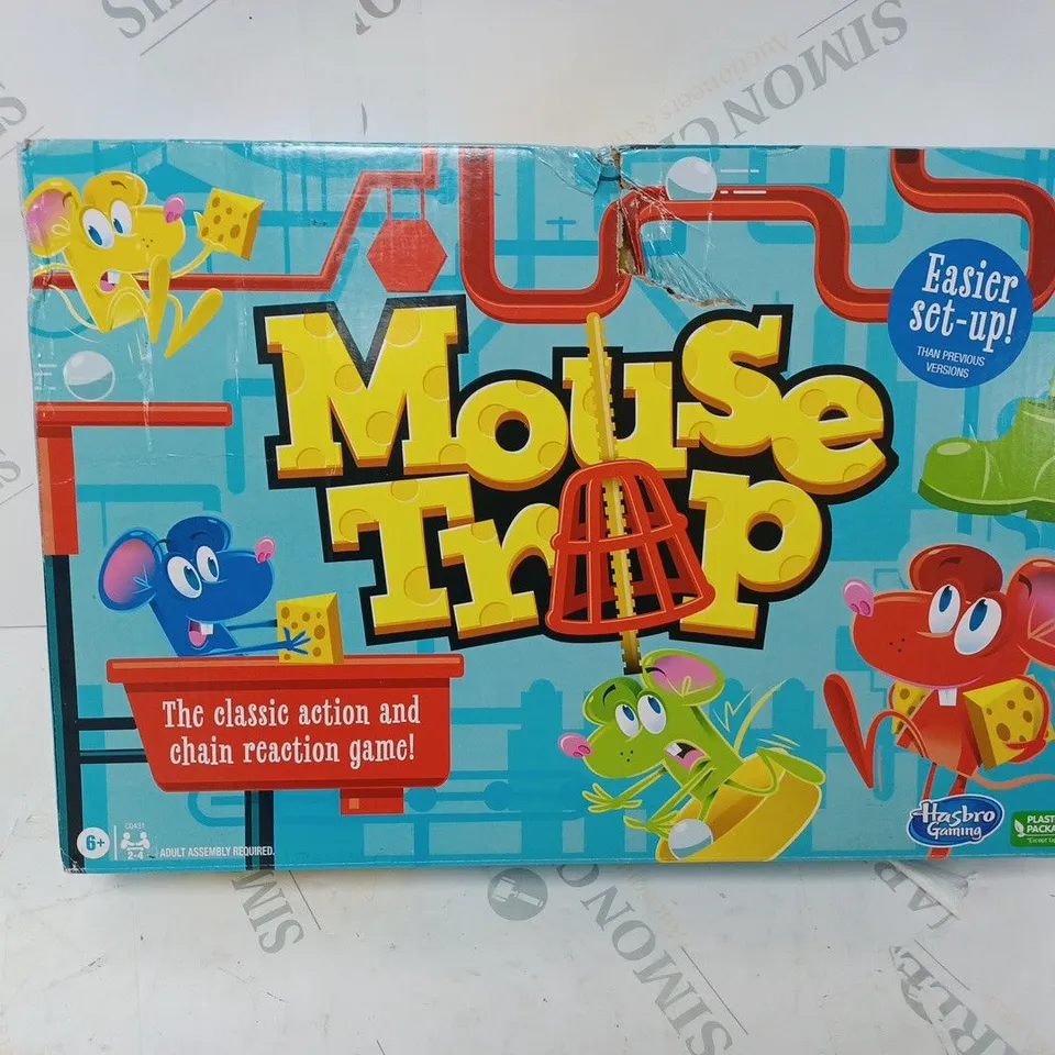 BOXED MOUSE TRAP GAME FROM HASBRO GAMING 6+ RRP £26.99