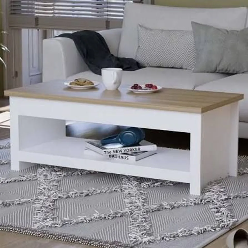 BOXED VIDA DESIGNS ARLINGTON COFFEE TABLE - WHITE