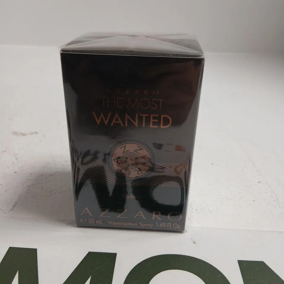 BOXED AND SEALED AZZARO THE MOST WANTED PARFUM 50ML