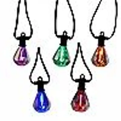 GARDEN REFLECTIONS IRIDESCENT MULTIFUNCTION 20 BULB STRING LIGHTS