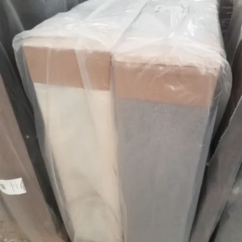 BAGGED FOGARTY 4FT6 DOUBLE DIVAN BASE - 2 DRAWER - GREY (2 PARTS)