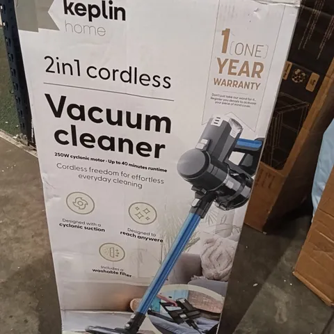 BOXED KEPLIN 2IN1 CORDLESS VACUUM CLEANER 