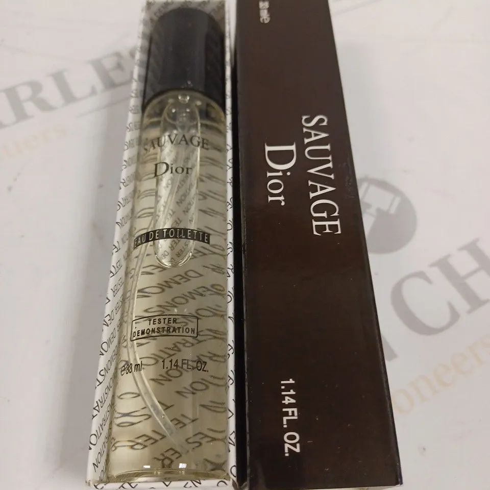 BOXED SAUVAGE DIOR EAU DE TOLETTE 33ML