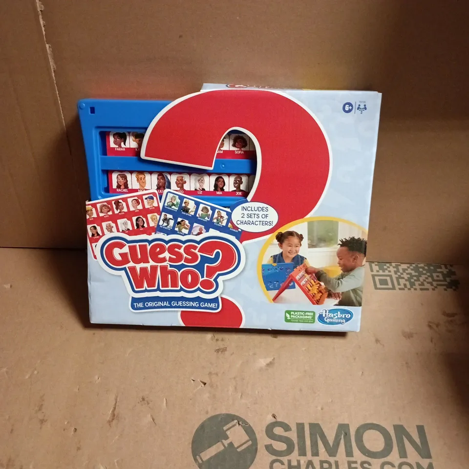 GUESS WHO? THE ORIGINAL GUESSING GAME – HASBRO GAMING (INCLUDES 2 SETS OF CHARACTERS)