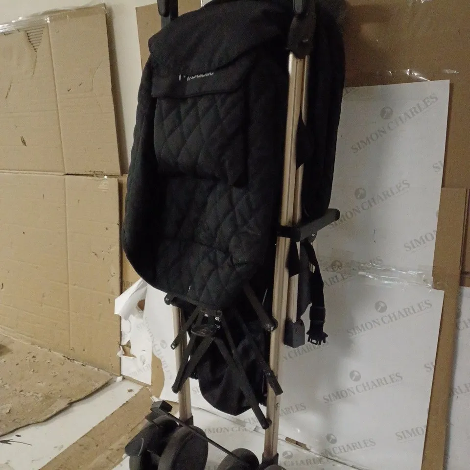 MY BABIIE BILLIE FAIERS MB51 ROSE GOLD BLACK AND GREY QUILTED STROLLER [COLLECTION ONLY] RRP £169.99