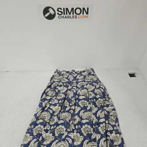 HELENE BERMAN LONDON FLORAL MAXI SKIRT – UK 12 – MADE IN ENGLAND