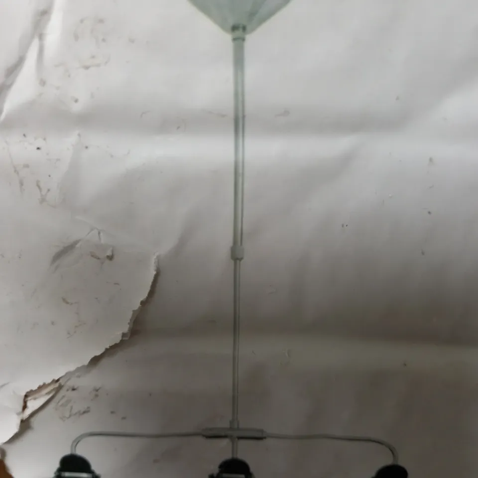 BOXED PREMIER HOUSEWARE LIGHT CHROME CEILING PENDANT - BLACK 