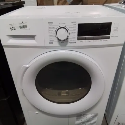 SWAN STC75110W 8KG LOAD CONDENSER TUMBLE DRYER IN WHITE