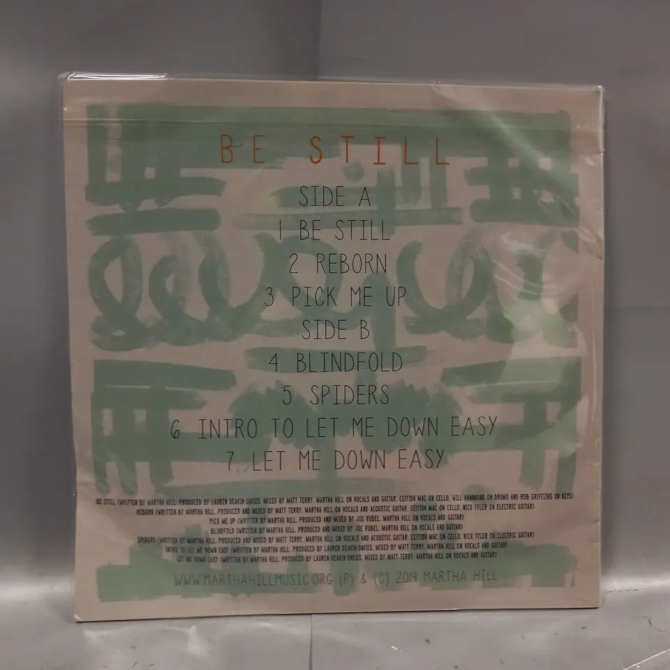 MARTHA HILL BE STILL VINYL