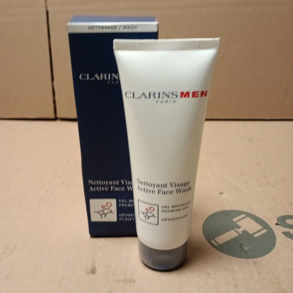 CLARINS MEN ACTIVE FACE WASH – 125ML