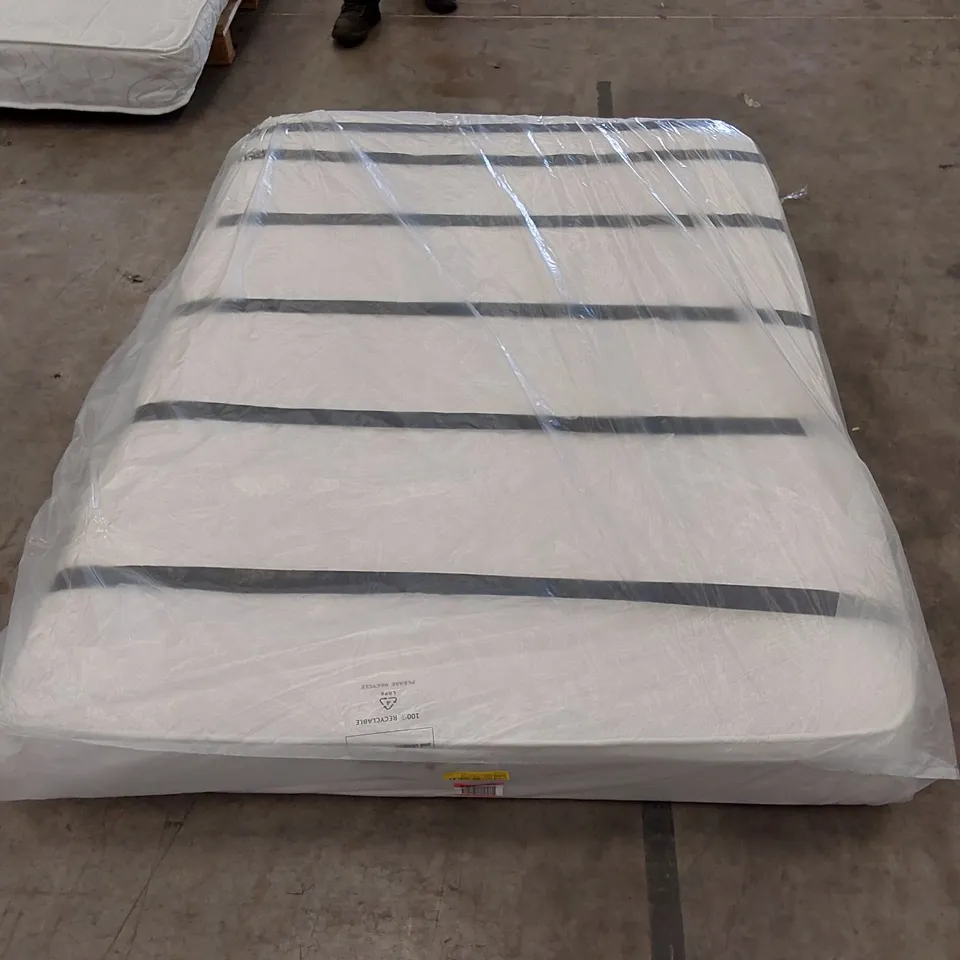 QUALITY BAGGED 4'6" DOUBLE SERENITY HYBRID COIL AND MEMORY FOAM MATTRESS