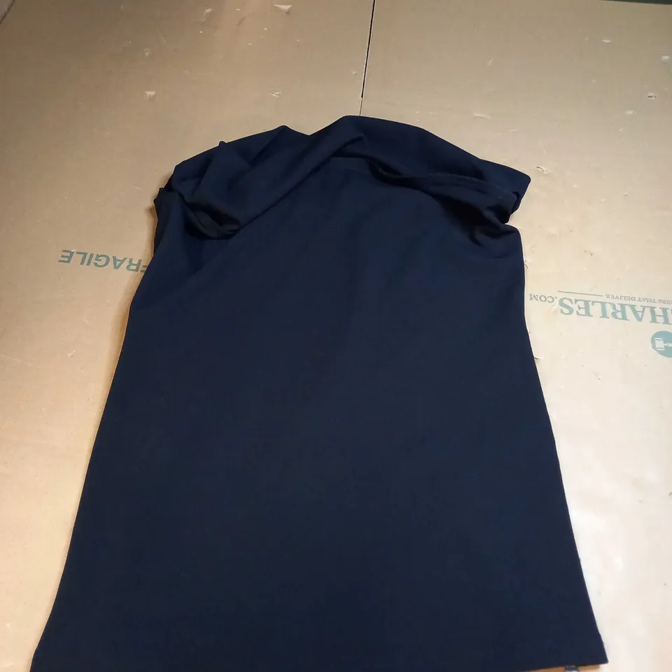 ZARA BLACK ZIP SKIRT - UK L