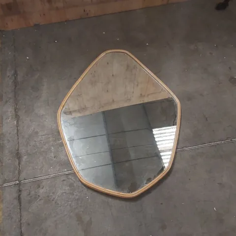 DESIGNER WOODEN FRAMED WALL MIRROR