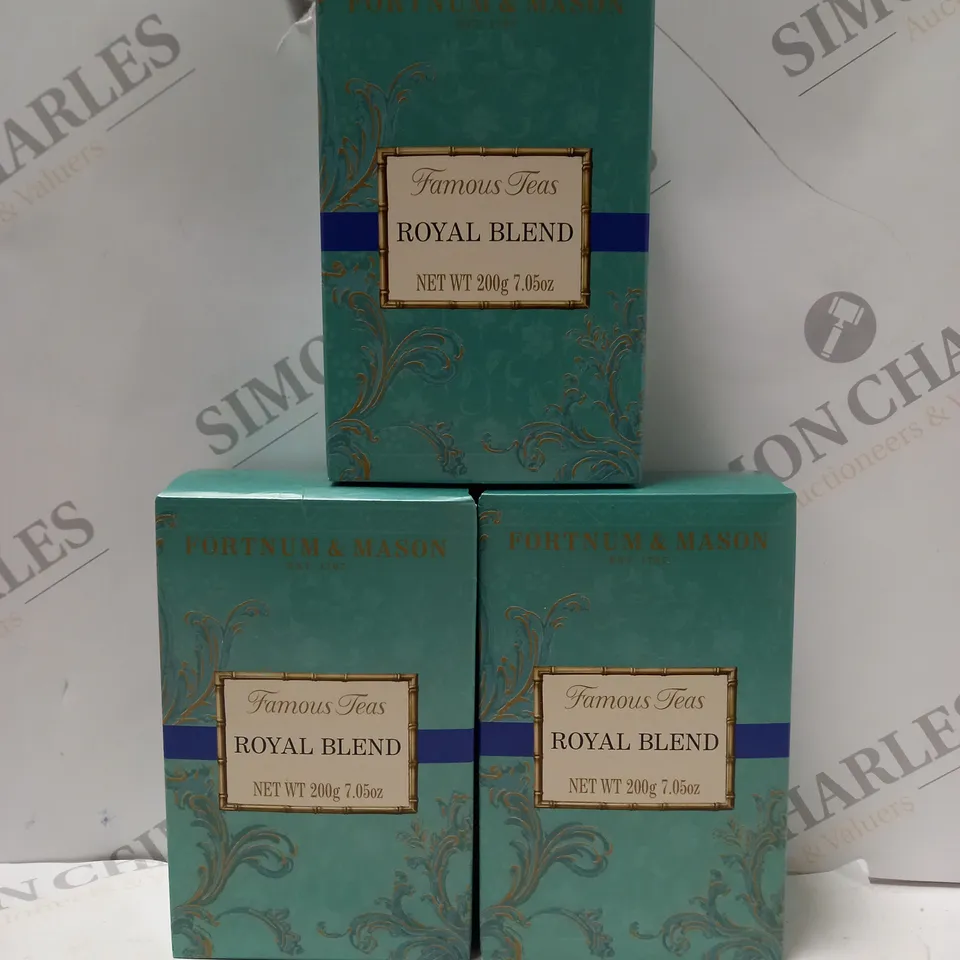 BOX OF APPROX 16 FORTNUM & MASON ROYAL BLEND TEA 