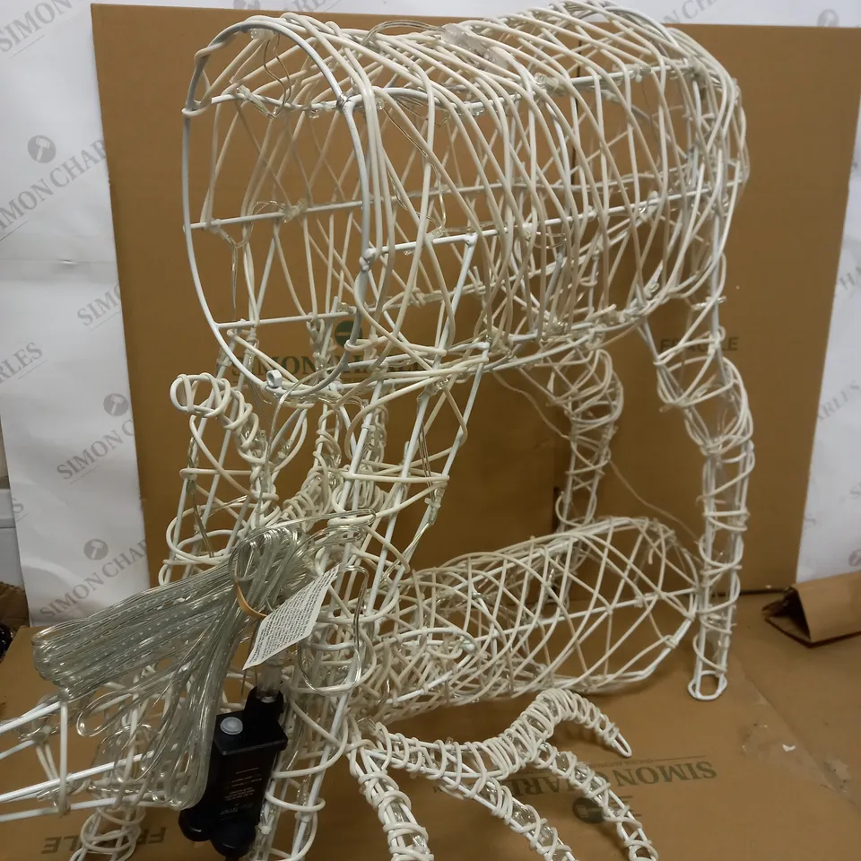 JOHN LEWIS LED LIT REINDEER FIGURE 