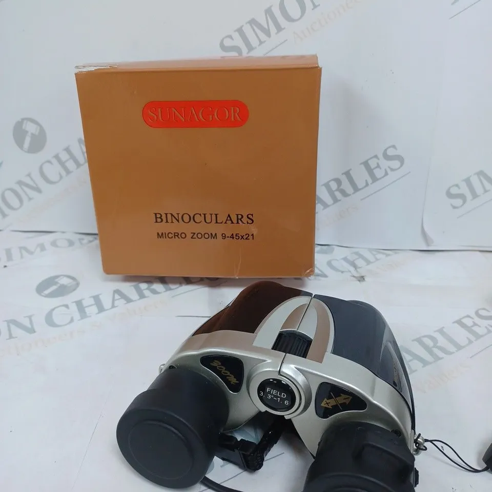 SUNAGOR 9-45X21 MICRO ZOOM BINOCULARS