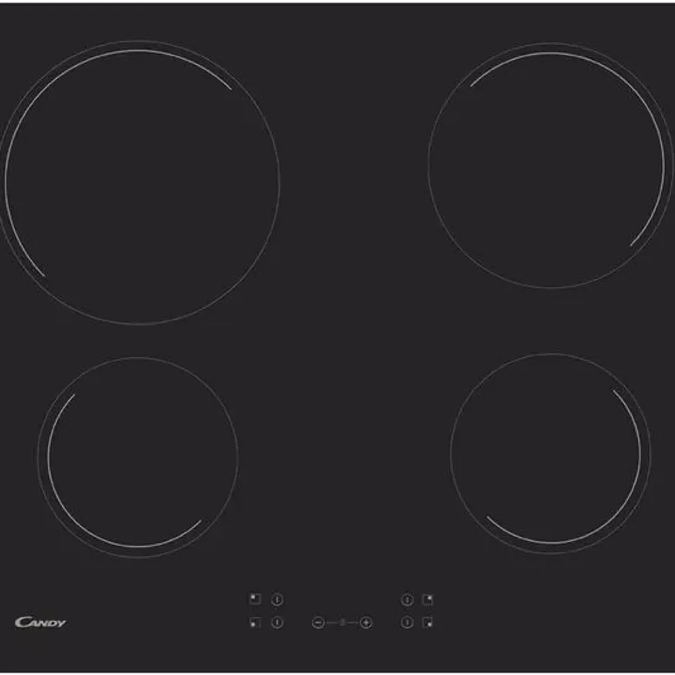 CANDY CH64CCB 60CM ELECTRIC CERAMIC HOB - BLACK