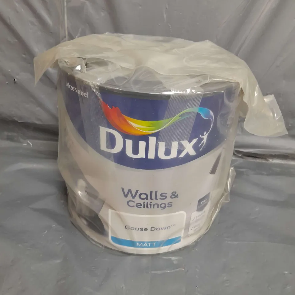 DULUX WALLS & CEILINGS GOOSE DOWN MATT EMULSION PAINT, 2.5L