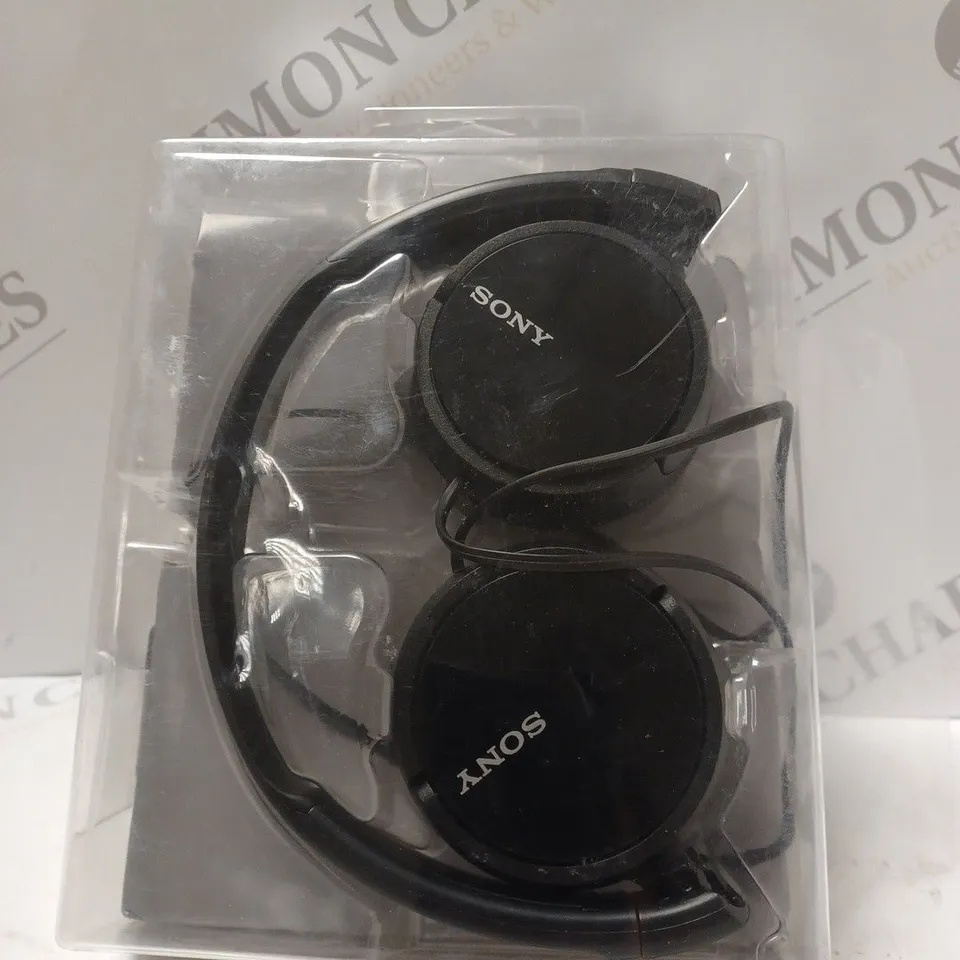 BOXED SONY MDR-ZX110 OVER-EAR HEADPHONES IN BLACK