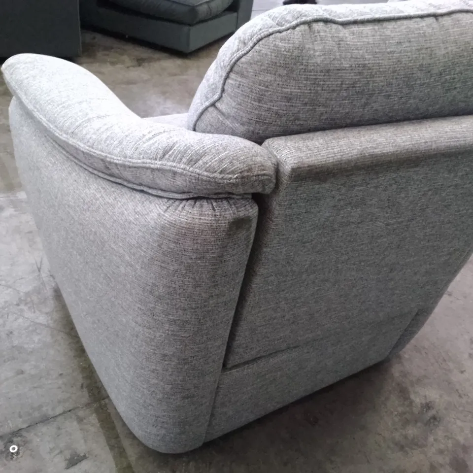 QUALITY DESIGNER G-PLAN JACKSON ELECTRIC RECLINER CHAIR - GRAPHENE DUSK FABRIC 