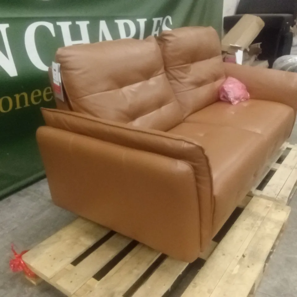 QUALITY DESIGNER ITALIAN MADE BOLZANO 2 SEATER POWER RECLINING LEATHER LOVESEAT SOFA