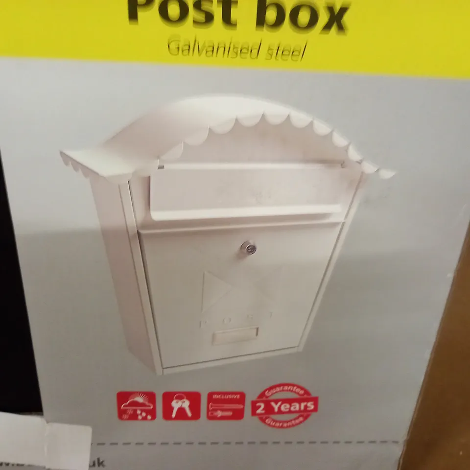 BOXED BURG WACHTER GALVANISED STEEL CLASSIC POST BOX