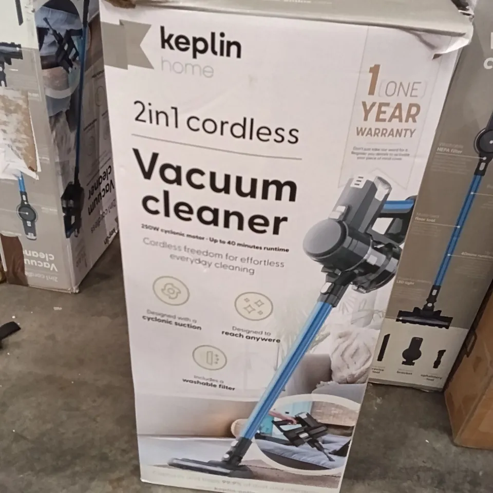 BOXED KEPLIN 2IN1 CORDLESS VACUUM CLEANER 