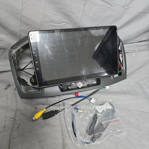 CAR INFOTAINMENT HEAD UNIT WITH WIRING HARNESS AND CABLES