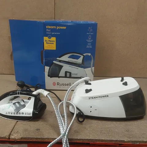 BOXED RUSSELL HOBBS STEAM GENERATOR AND IRON