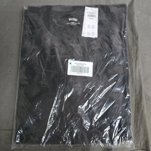 BAGGED HOLLISTER HEAVYWEIGHT BOXY FIT T-SHIRT IN BLACK - MEDIUM
