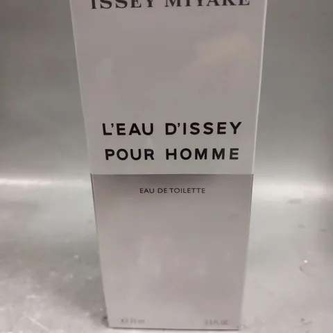 BOXED AND SEALED ISSEY MIYAKE L'EAU D'ISEY POUR HOMME EAU DE TOILETTE 75ML