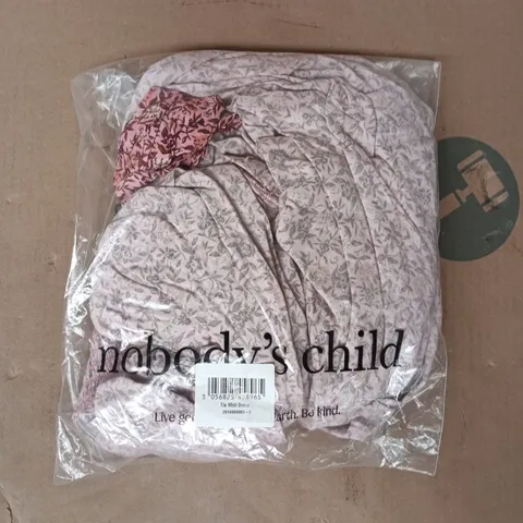 BAGGED NOBODY'S CHILD ATLAS MIDI DRESS IN PINK SIZE UK 10