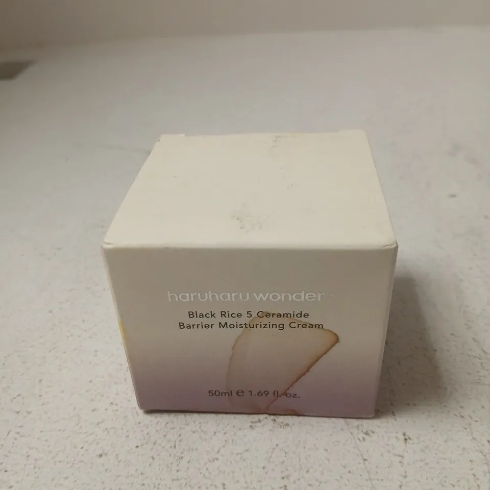 HARUHARU WONDER BLACK RICE 5 CERAMIDE BARRIER MOISTURISING CREAM, 50 ML