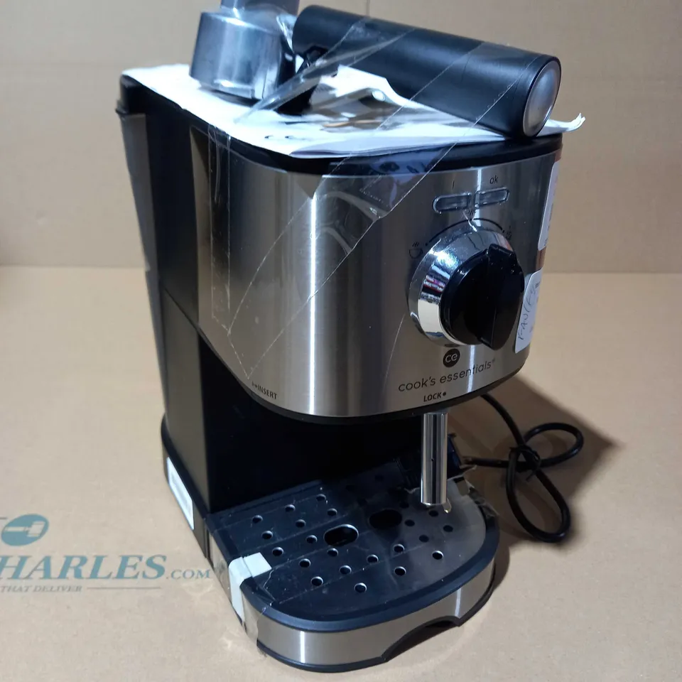 COOK'S ESSENTIALS PUMP ESPRESSO COFFEE MACHINE