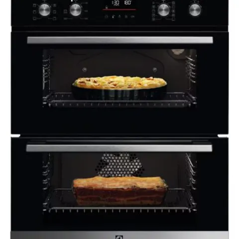 ELECTROLUX DOUBLE OVEN EDFDC46UX BUILT IN ELECTRIC WITH SURROUNDCOOK