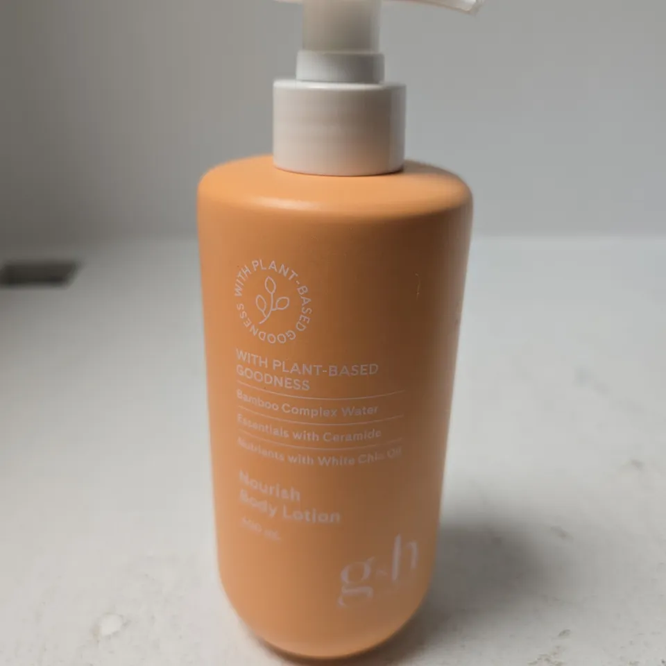 G & H NOURISH BODY LOTION – PLANT-BASED GOODNESS - 400ML