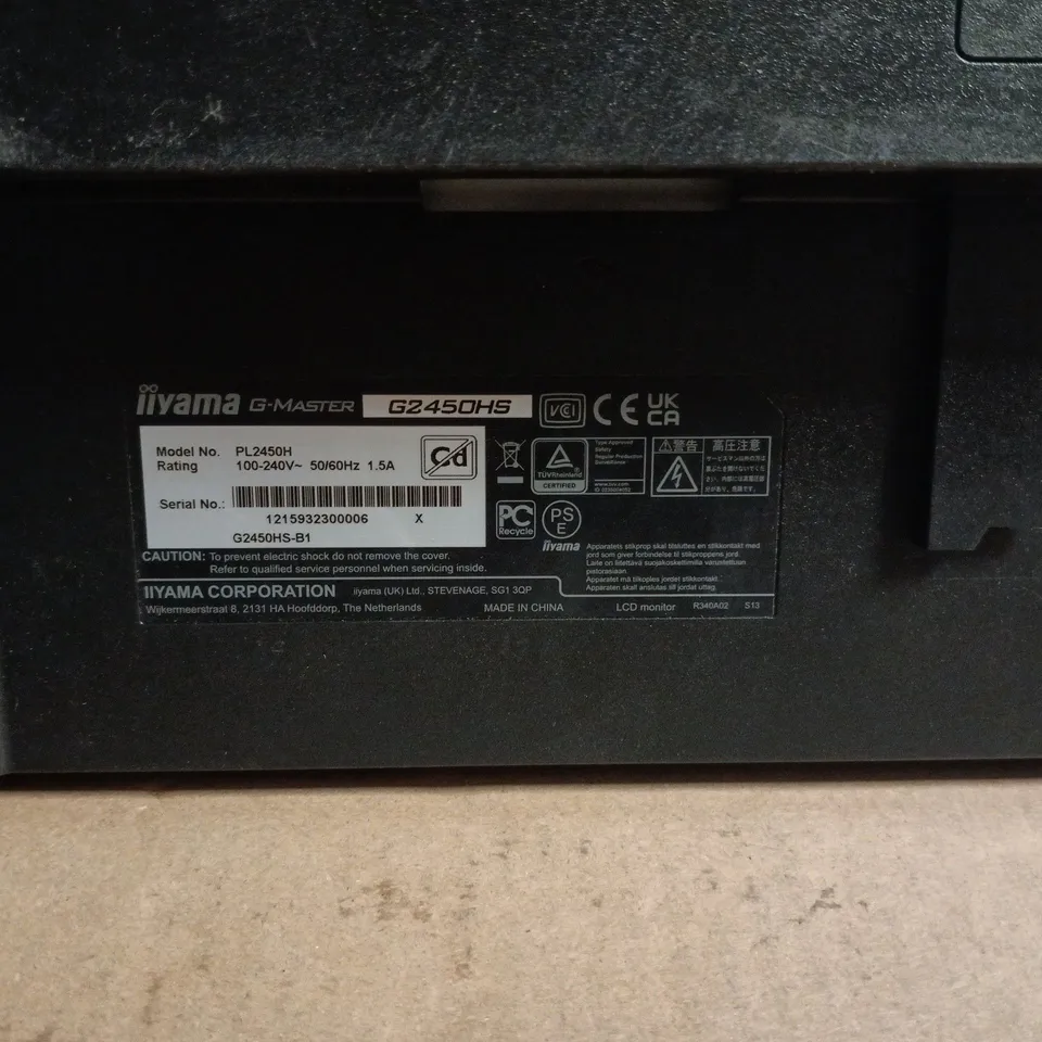 IIYAMA BLACK HAWK G MASTER G2450HDS MONITOR