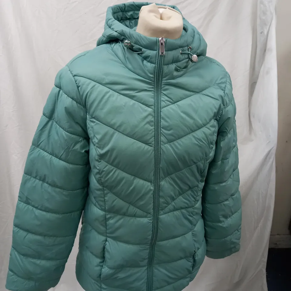 blue Matalan rain / puffer coat - size 6