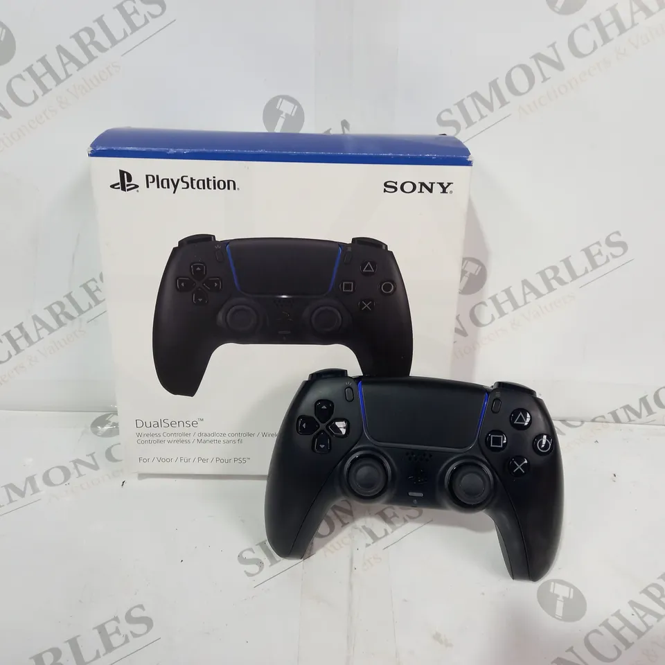 BOXED SONY PLAYSTATION DUAL SENSE CONTROLLER - BLACK