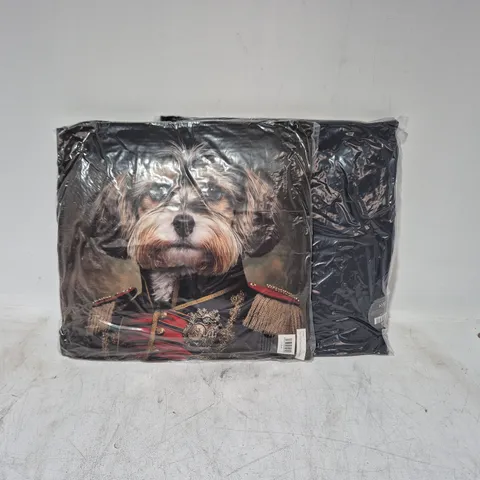LOT OF 16 AS NEW TOP DOG LHASA APSO FILLED CUSHIONS - APPROX 45X45CM