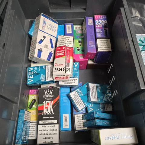 ASSORTED ELF BAR & VEEV DISPOSABLE VAPES - 3200 PUFF & 2000 PUFF KITS (NICOTINE)