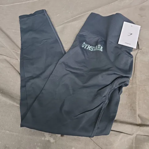 GYMSHARK EVERYDAY SEAMLESS GRAPHIC LEGGINGS IN CHARCOAL - LARGE