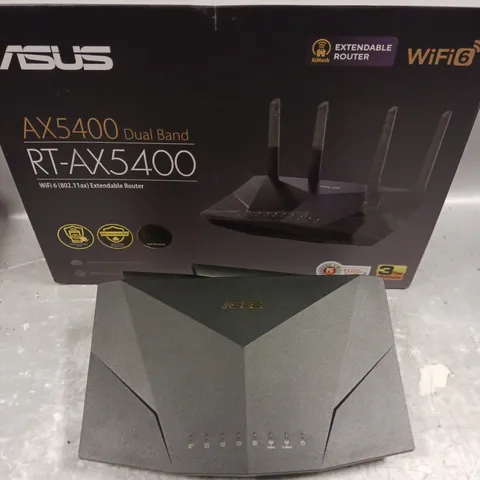 BOXED ASUS AX5400 DUAL BAND WIFI ROUTER 