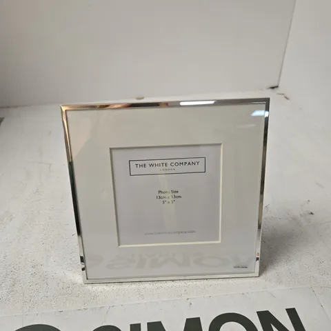 THE WHITE COMPANY FINE SILVER FRAME 5X5IN (13X13 CM)