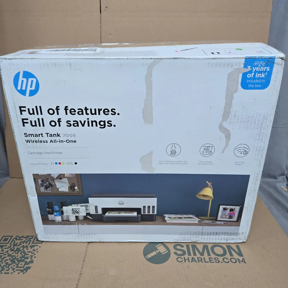 HP SMART TANK 7008 ALL IN ONE PRINTER 
