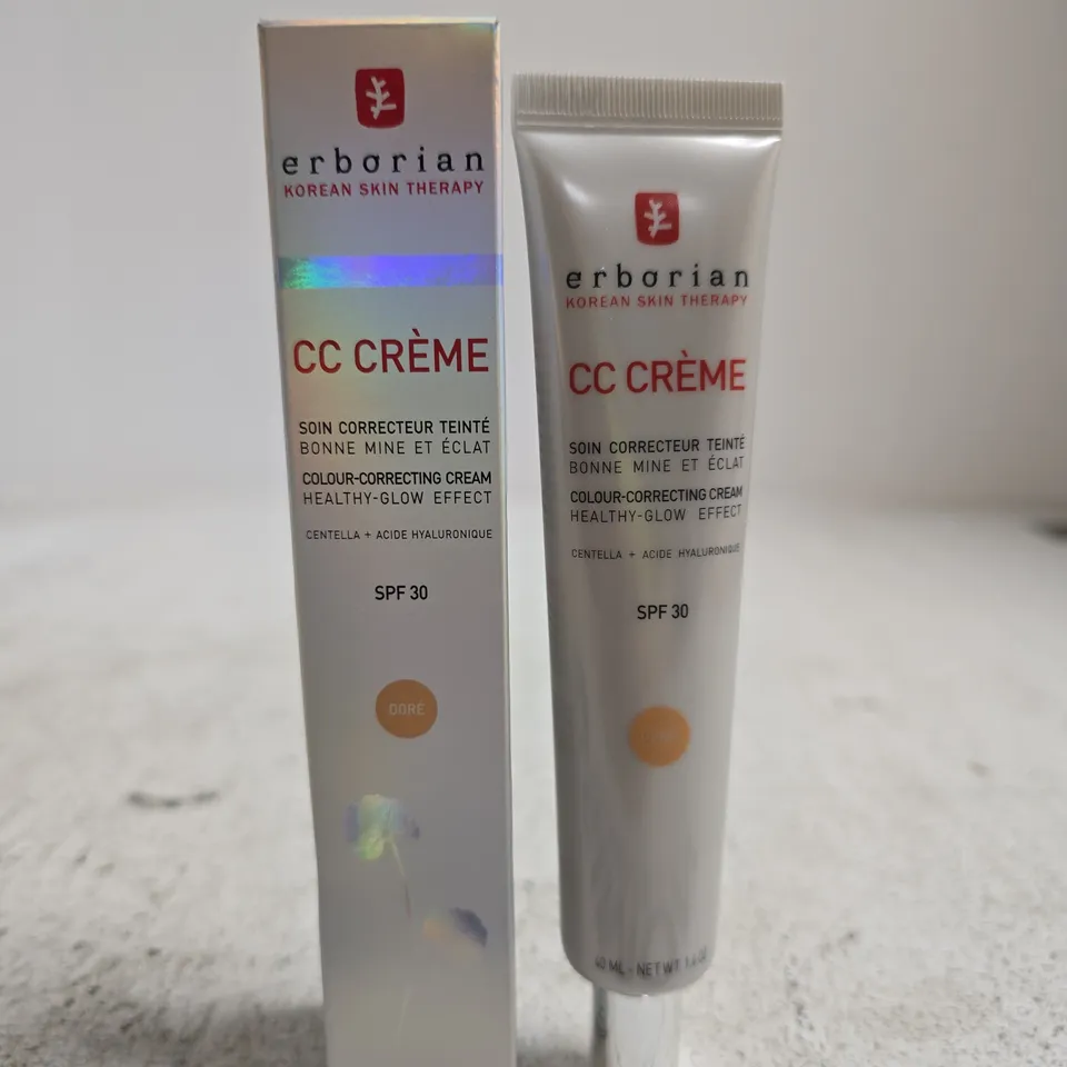 ERBORIAN CC CRÈME COLOUR-CORRECTING CREAM SPF30 – 40 ML (BOXED)